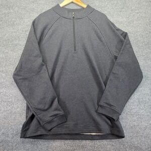 PUBLIC REC Mens Dark Gray Quarter Zip‎ Pullover Sweatshirt XXL Athletic Comfort